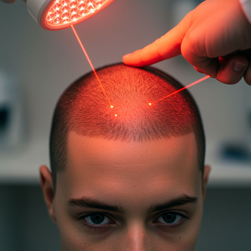 Laser-geassisteerde haartransplantatie